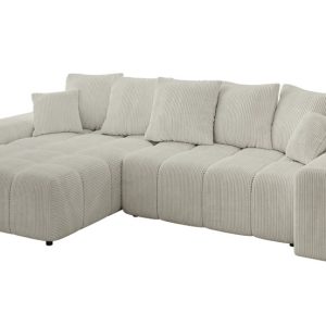 Narożnik lewostronny ENIL-L – 297x189x68 cm Kremowy 853924