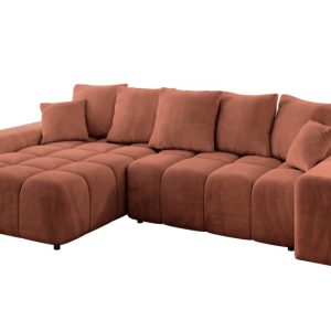 Narożnik lewostronny ENIL-L – 297x189x68 cm Morelowy 853830