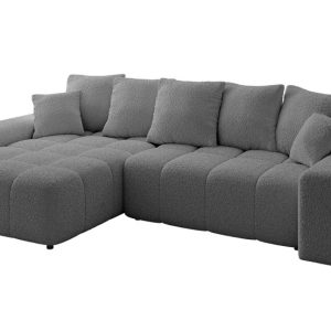 Narożnik lewostronny ENIL-L – 297x189x68 cm Szary 853917
