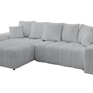 Narożnik lewostronny ENIL-L – 297x189x68 cm Szary 853803