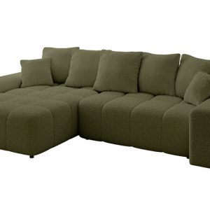 Narożnik lewostronny ENIL-L – 297x189x68 cm Zielony 853802 Narożnik lewostronny ENIL-L – 297x189x68 cm Zielony 853802