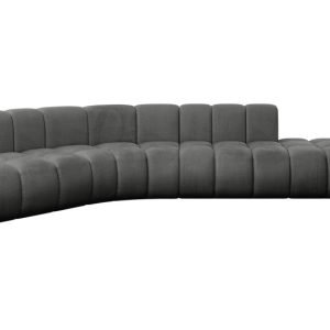 Narożnik lewostronny modułowy Brilo-L1 – 380x174x70 cm Grafitowy 758779 Narożnik lewostronny modułowy Brilo-L1 – 380x174x70 cm Grafitowy 758779