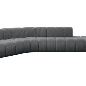 Narożnik lewostronny modułowy Brilo-L1 – 380x174x70 cm Grafitowy 758577 Narożnik lewostronny modułowy Brilo-L1 – 380x174x70 cm Grafitowy 758577