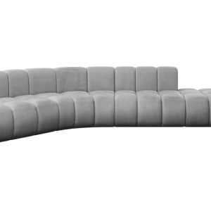 Narożnik lewostronny modułowy Brilo-L1 – 380x174x70 cm Jasny szary 758248 Narożnik lewostronny modułowy Brilo-L1 – 380x174x70 cm Jasny szary 758248