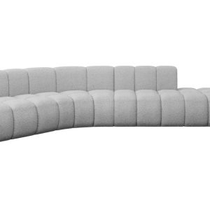 Narożnik lewostronny modułowy Brilo-L1 – 380x174x70 cm Jasny szary 758144 Narożnik lewostronny modułowy Brilo-L1 – 380x174x70 cm Jasny szary 758144