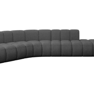 Narożnik lewostronny modułowy Brilo-L1 – 380x174x70 cm Szary 758876 Narożnik lewostronny modułowy Brilo-L1 – 380x174x70 cm Szary 758876