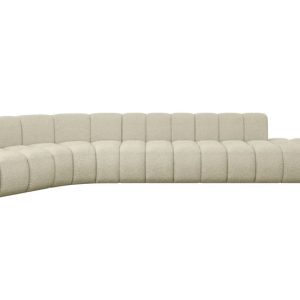 Narożnik lewostronny modułowy Brilo-L2 – 471x174x70 cm Beżowy 758184