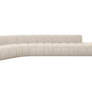 Narożnik lewostronny modułowy Brilo-L2 – 471x174x70 cm Beżowy 758141