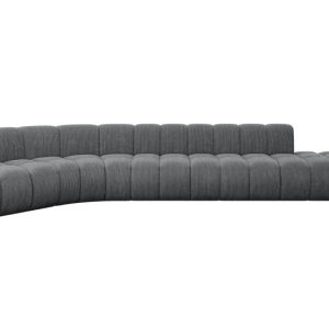 Narożnik lewostronny modułowy Brilo-L2 – 471x174x70 cm Grafitowy 758721