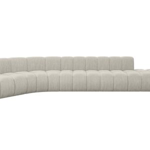Narożnik lewostronny modułowy Brilo-L2 – 471x174x70 cm Kremowy 758510