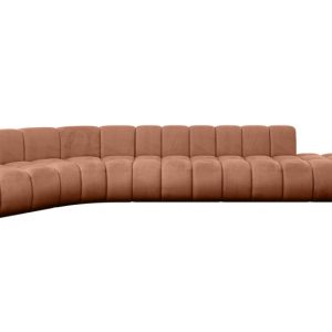 Narożnik lewostronny modułowy Brilo-L2 – 471x174x70 cm Morelowy 758884 Narożnik lewostronny modułowy Brilo-L2 – 471x174x70 cm Morelowy 758884