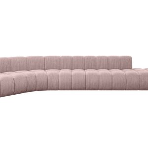 Narożnik lewostronny modułowy Brilo-L2 – 471x174x70 cm Różowy 758348 Narożnik lewostronny modułowy Brilo-L2 – 471x174x70 cm Różowy 758348