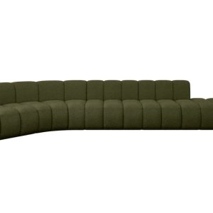 Narożnik lewostronny modułowy Brilo-L2 – 471x174x70 cm Zielony 758499 Narożnik lewostronny modułowy Brilo-L2 – 471x174x70 cm Zielony 758499