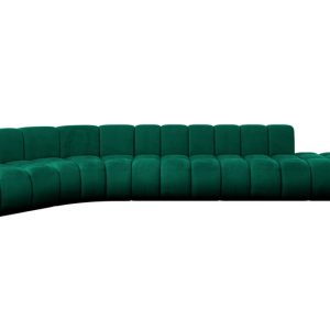 Narożnik lewostronny modułowy Brilo-L2 – 471x174x70 cm Zielony 758871 Narożnik lewostronny modułowy Brilo-L2 – 471x174x70 cm Zielony 758871
