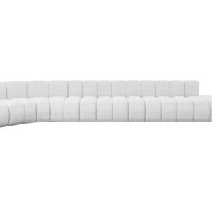 Narożnik lewostronny modułowy Brilo-L3 – 562x174x70 cm Biały 758557 Narożnik lewostronny modułowy Brilo-L3 – 562x174x70 cm Biały 758557