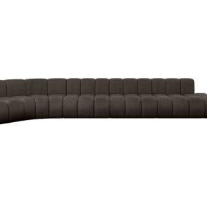 Narożnik lewostronny modułowy Brilo-L3 – 562x174x70 cm Brązowy 758170 Narożnik lewostronny modułowy Brilo-L3 – 562x174x70 cm Brązowy 758170