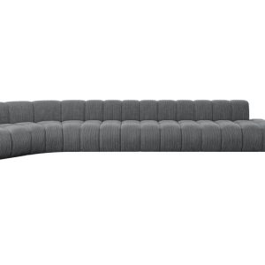 Narożnik lewostronny modułowy Brilo-L3 – 562x174x70 cm Grafitowy 758820 Narożnik lewostronny modułowy Brilo-L3 – 562x174x70 cm Grafitowy 758820