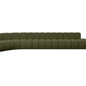 Narożnik lewostronny modułowy Brilo-L3 – 562x174x70 cm Zielony 758709 Narożnik lewostronny modułowy Brilo-L3 – 562x174x70 cm Zielony 758709