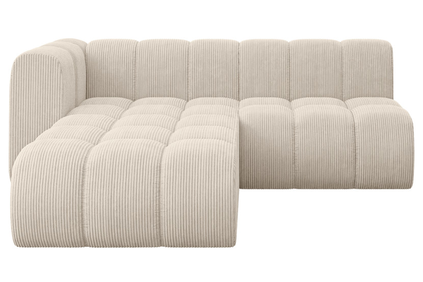 Narożnik lewostronny modułowy Darnel-L1 - 205x177x70 cm Beżowy 758528