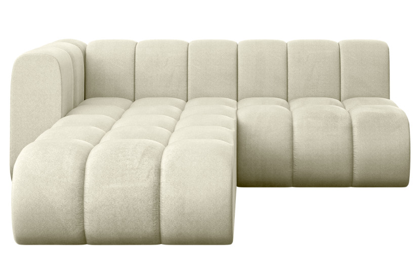 Narożnik lewostronny modułowy Darnel-L1 - 205x177x70 cm Beżowy 758665
