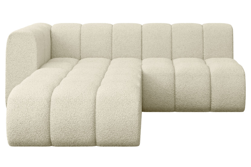 Narożnik lewostronny modułowy Darnel-L1 - 205x177x70 cm Beżowy 758295