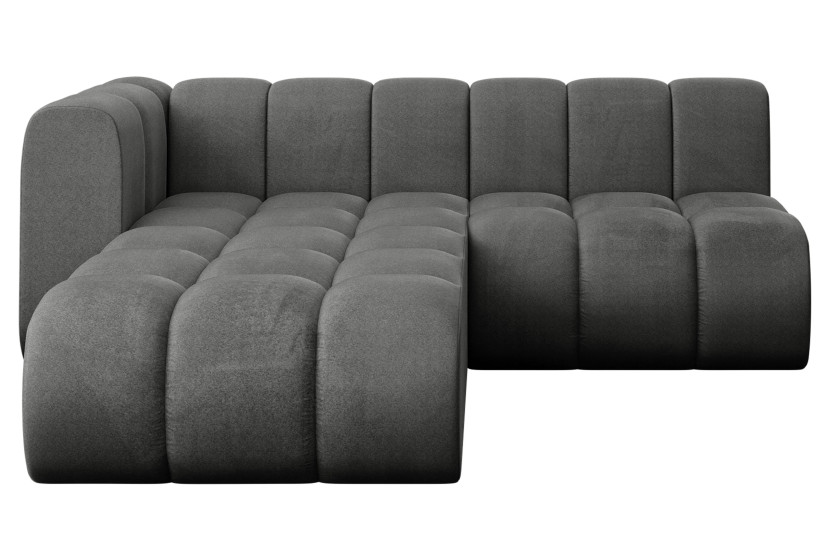 Narożnik lewostronny modułowy Darnel-L1 - 205x177x70 cm Grafitowy 758185