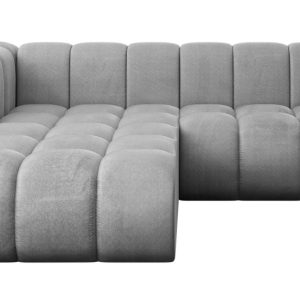 Narożnik lewostronny modułowy Darnel-L1 – 205x177x70 cm Jasny szary 758716