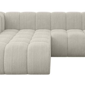 Narożnik lewostronny modułowy Darnel-L1 – 205x177x70 cm Kremowy 758603