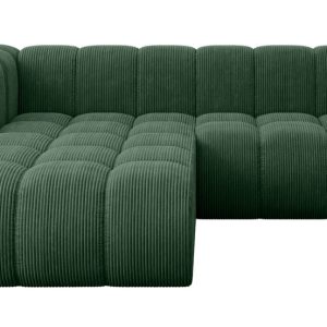 Narożnik lewostronny modułowy Darnel-L1 – 205x177x70 cm Zielony 758452