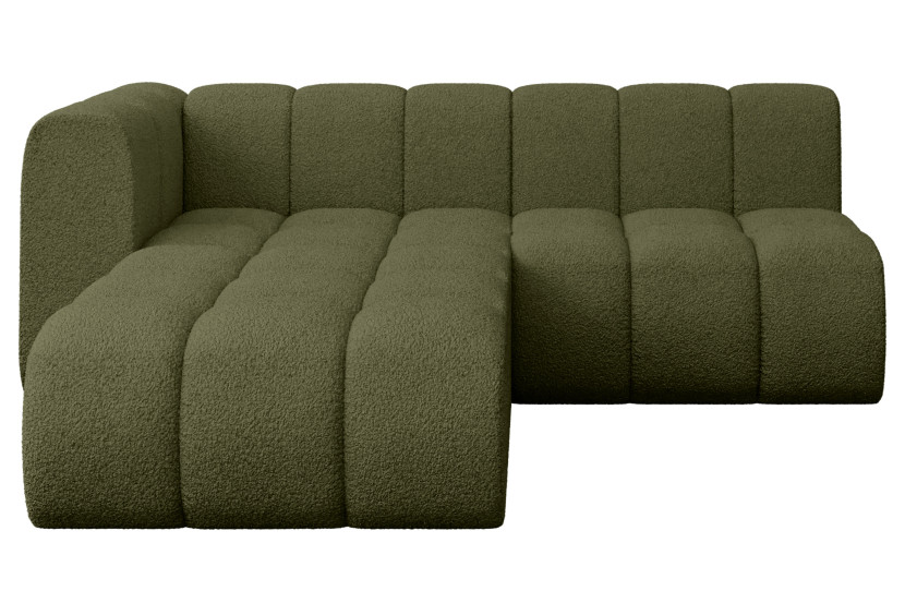 Narożnik lewostronny modułowy Darnel-L1 - 205x177x70 cm Zielony 758657