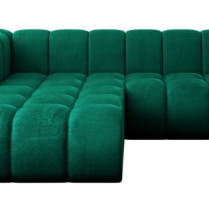 Narożnik lewostronny modułowy Darnel-L1 – 205x177x70 cm Zielony 758330