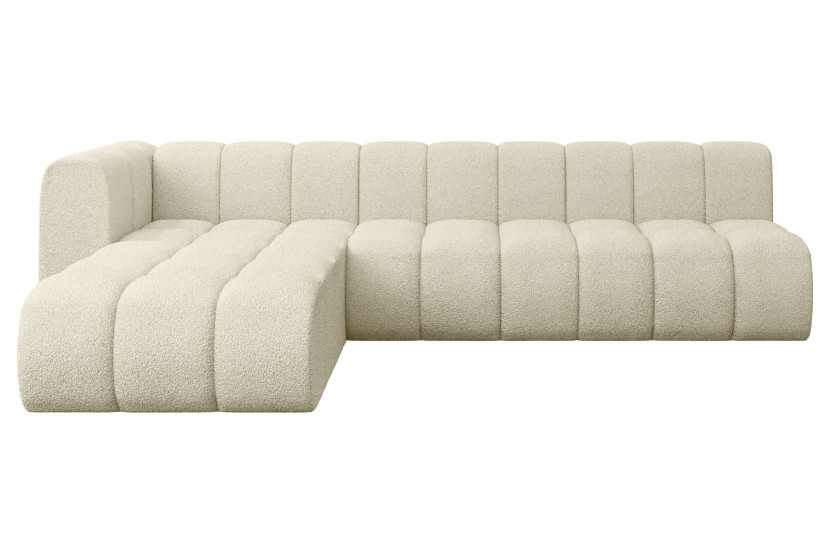 Narożnik lewostronny modułowy Darnel-L2 - 296x177x70 cm Beżowy 758540