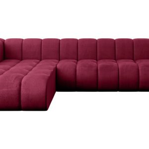 Narożnik lewostronny modułowy Darnel-L2 – 296x177x70 cm Bordowy 758157 Narożnik lewostronny modułowy Darnel-L2 – 296x177x70 cm Bordowy 758157