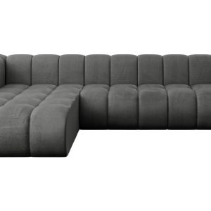 Narożnik lewostronny modułowy Darnel-L2 – 296x177x70 cm Grafitowy 758205 Narożnik lewostronny modułowy Darnel-L2 – 296x177x70 cm Grafitowy 758205