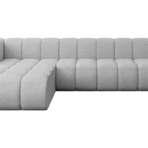 Narożnik lewostronny modułowy Darnel-L2 – 296x177x70 cm Jasny szary 758631 Narożnik lewostronny modułowy Darnel-L2 – 296x177x70 cm Jasny szary 758631