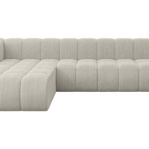 Narożnik lewostronny modułowy Darnel-L2 – 296x177x70 cm Kremowy 758598 Narożnik lewostronny modułowy Darnel-L2 – 296x177x70 cm Kremowy 758598