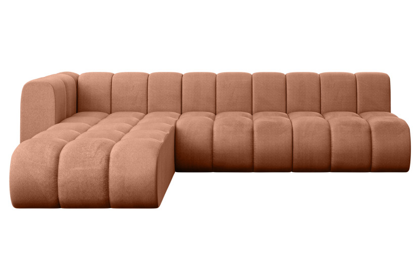 Narożnik lewostronny modułowy Darnel-L2 - 296x177x70 cm Morelowy 758422