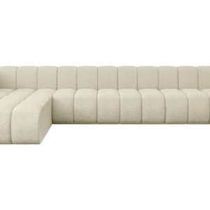 Narożnik lewostronny modułowy Darnel-L3 – 387x177x70 cm Beżowy 758812