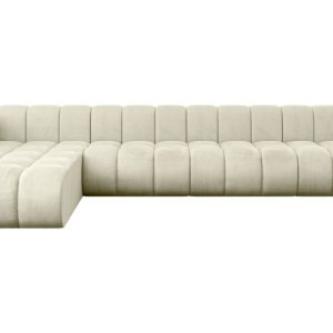 Narożnik lewostronny modułowy Darnel-L3 – 387x177x70 cm Beżowy 758643