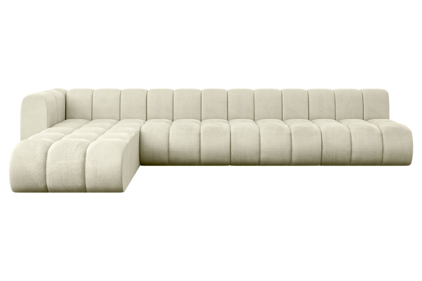Narożnik lewostronny modułowy Darnel-L3 - 387x177x70 cm Beżowy 758643