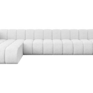 Narożnik lewostronny modułowy Darnel-L3 – 387x177x70 cm Biały 758326