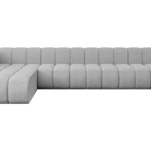 Narożnik lewostronny modułowy Darnel-L3 – 387x177x70 cm Jasny szary 758640