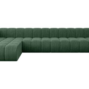 Narożnik lewostronny modułowy Darnel-L3 – 387x177x70 cm Zielony 758347 Narożnik lewostronny modułowy Darnel-L3 – 387x177x70 cm Zielony 758347