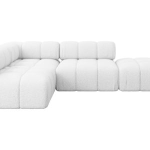 Narożnik lewostronny modułowy FAVIO-L1 285x190x70 cm Biały 728818 Narożnik lewostronny modułowy FAVIO-L1 285x190x70 cm Biały 728818