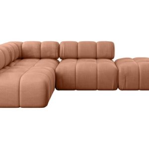 Narożnik lewostronny modułowy FAVIO-L1 285x190x70 cm Morelowy 728829