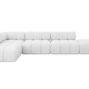 Narożnik lewostronny modułowy FAVIO-L2 380x190x70 cm Biały 707810