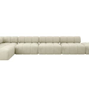 Narożnik lewostronny modułowy FAVIO-L3 475x190x70 cm Beżowy 707954