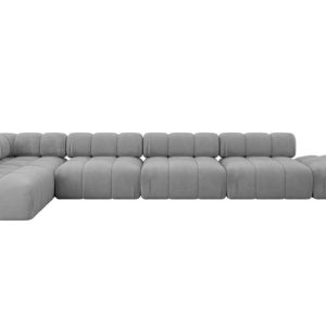 Narożnik lewostronny modułowy FAVIO-L3 475x190x70 cm Jasny szary 707996