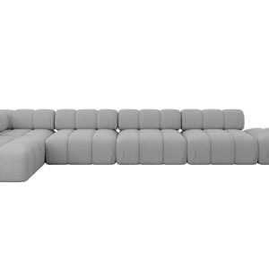 Narożnik lewostronny modułowy FAVIO-L3 475x190x70 cm Jasny szary 707890