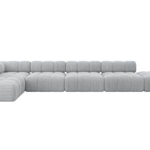 Narożnik lewostronny modułowy FAVIO-L3 475x190x70 cm Szary 707914